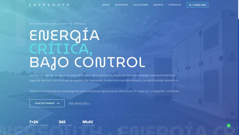 Enersouth screenshot